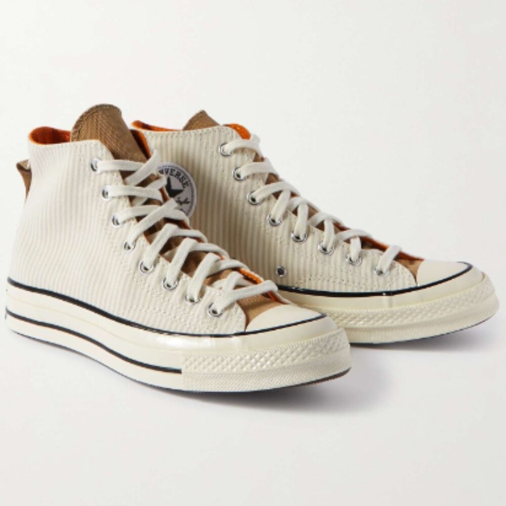 Converse Chuck 70 Striped Canvas High-Top Sneakers